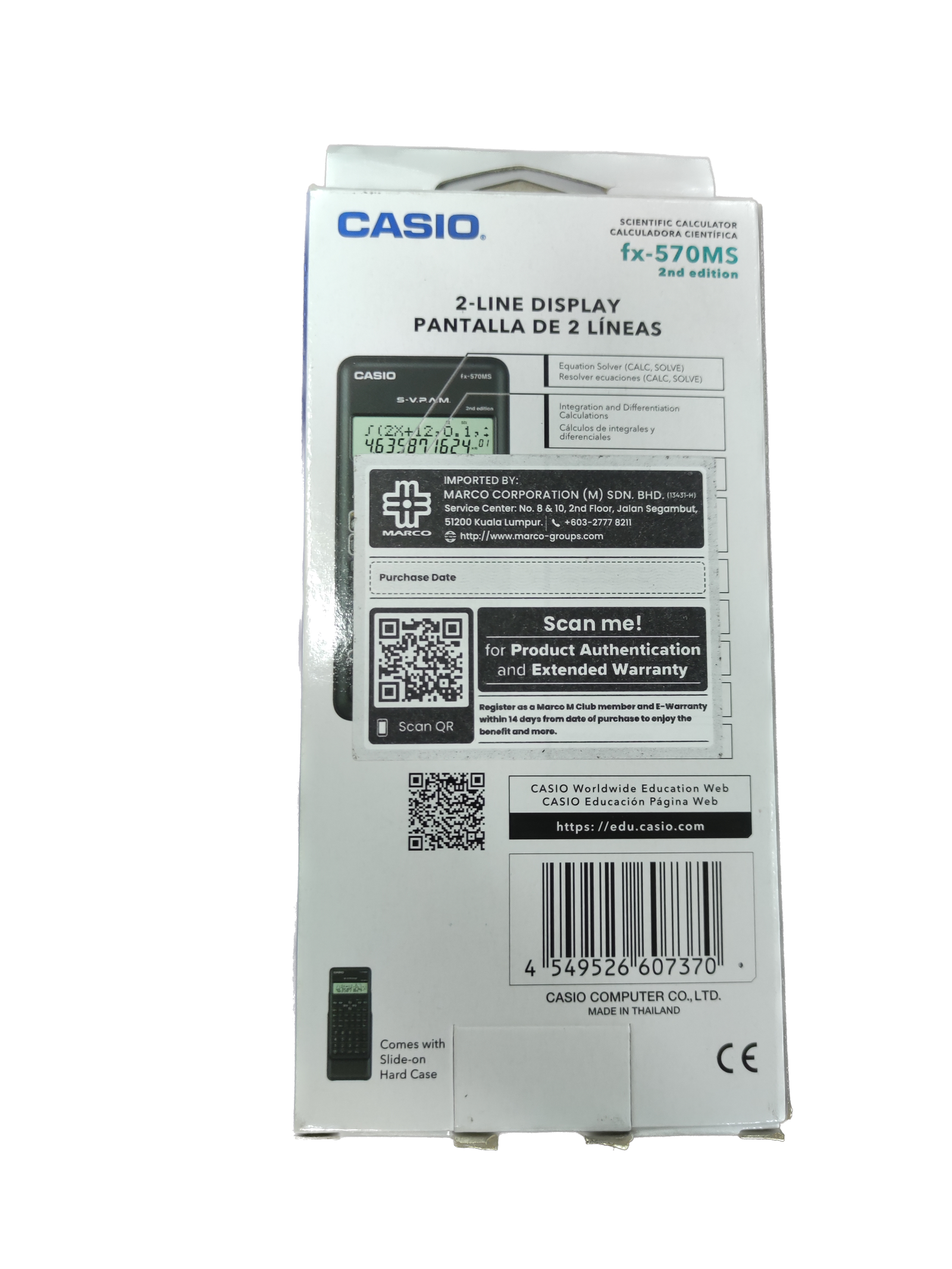 Casio Scientific Calculator FX-570MS - Image 2