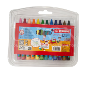 Stabilo 2812PL Wax Crayon 12