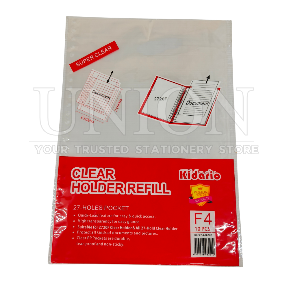 Kidario Refill Pocket F4 10s