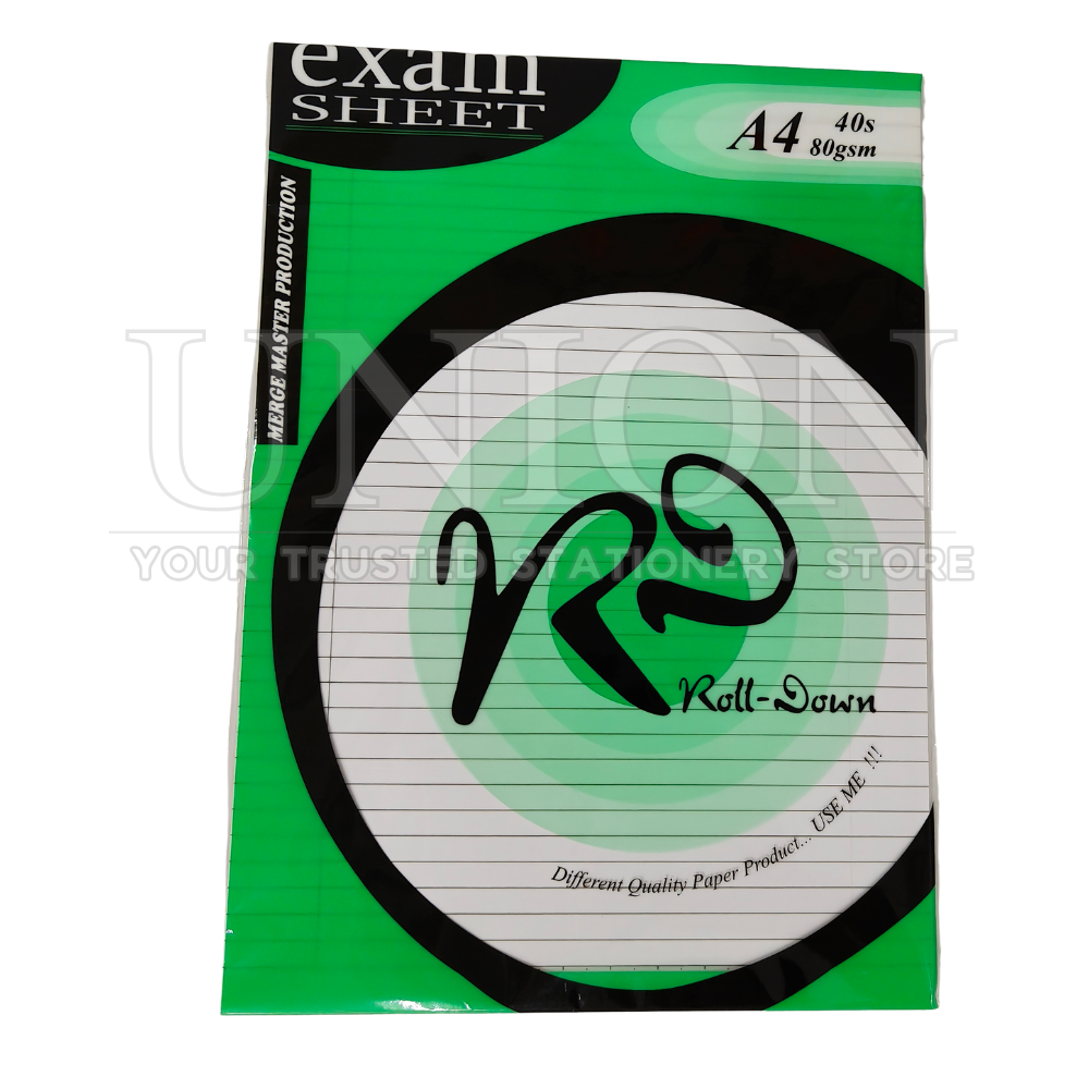 A4 Exam Sheets 80gsm