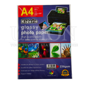 Kidario A4 Glossy Paper 230gsm
