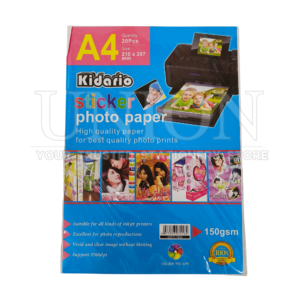 Kidario A4 Sticker Paper 150gsm