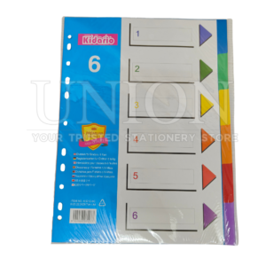 Index Divider 6 Colour