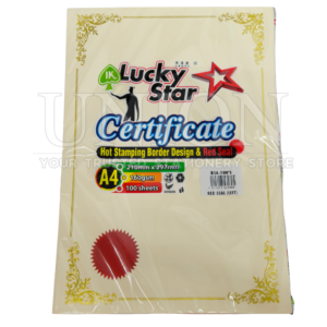 IK A4 Certificate Card With Seal