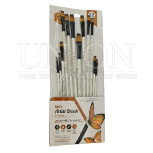 Keep Smiling Nylon Artist Brush Flat 12s